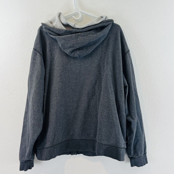 Adult XXL Disney Store Nightmare Before Christmas Hoodie Gray Jack Scary Teddy‎ - Picture 4 of 7